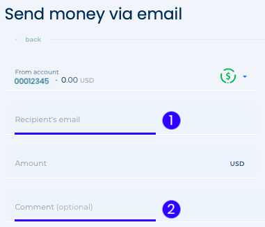 Send money via email Octopus Pays